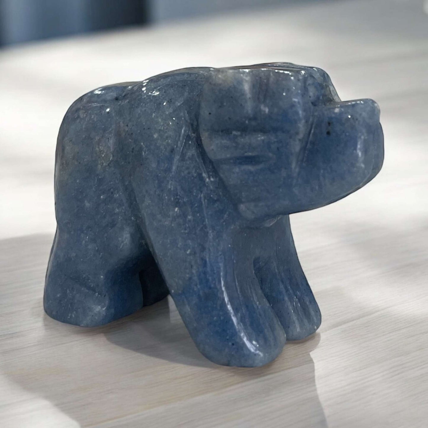 Blue Adventurine Bear