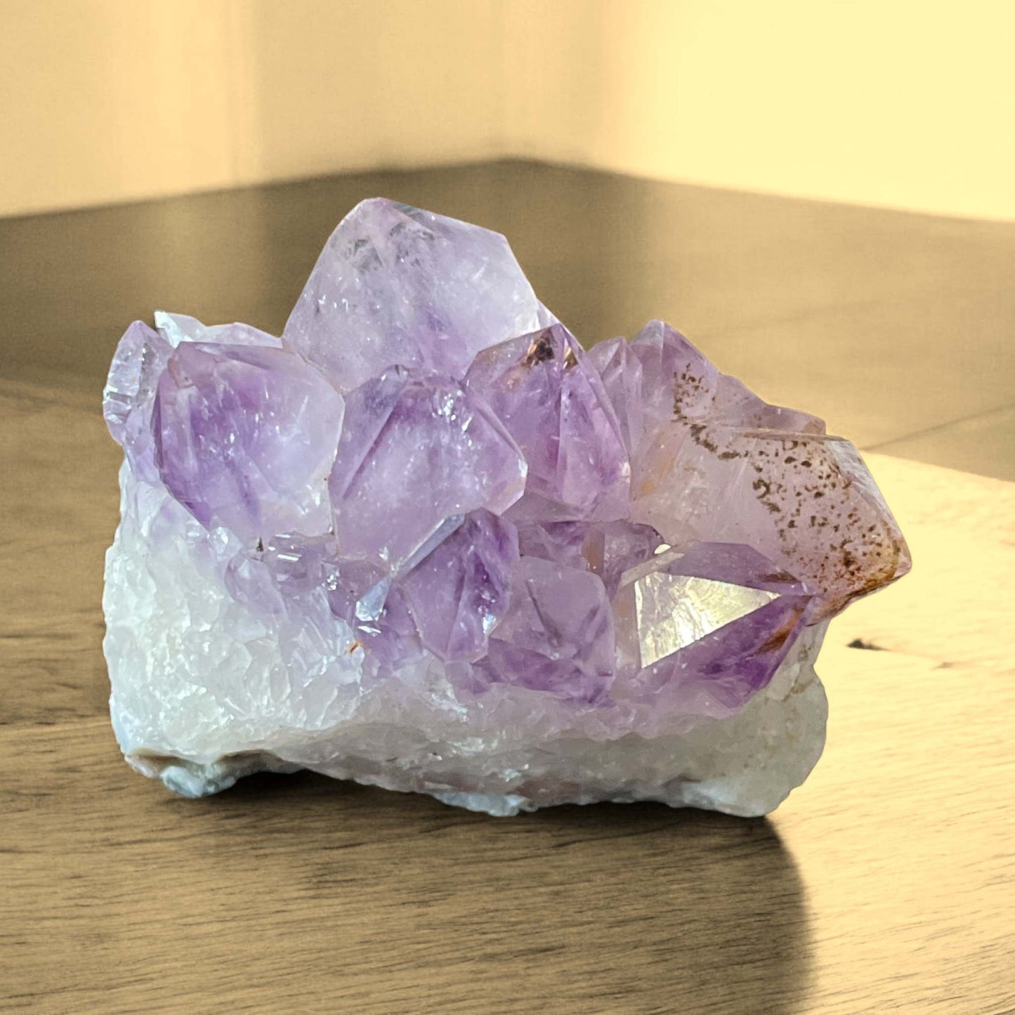 Amethyst Cluster, side view