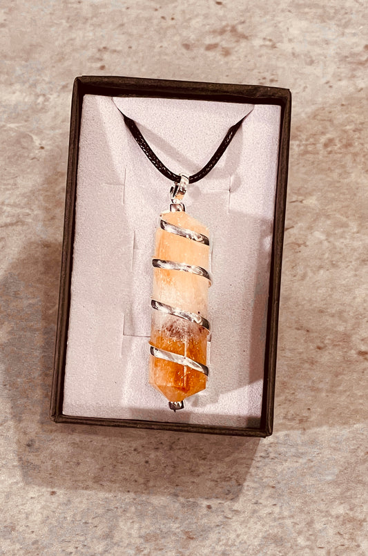 Citrine Pendant - Top view