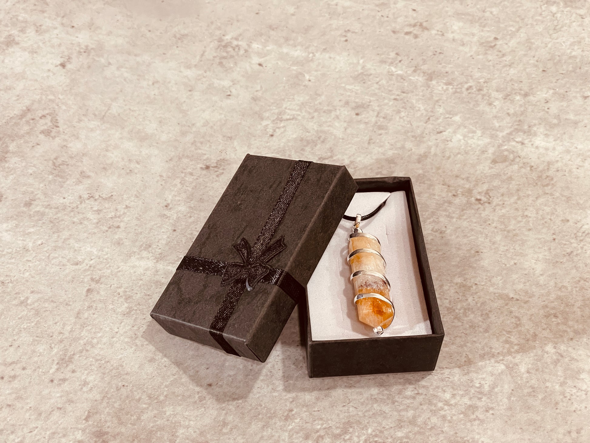 Citrine Pendant - box view