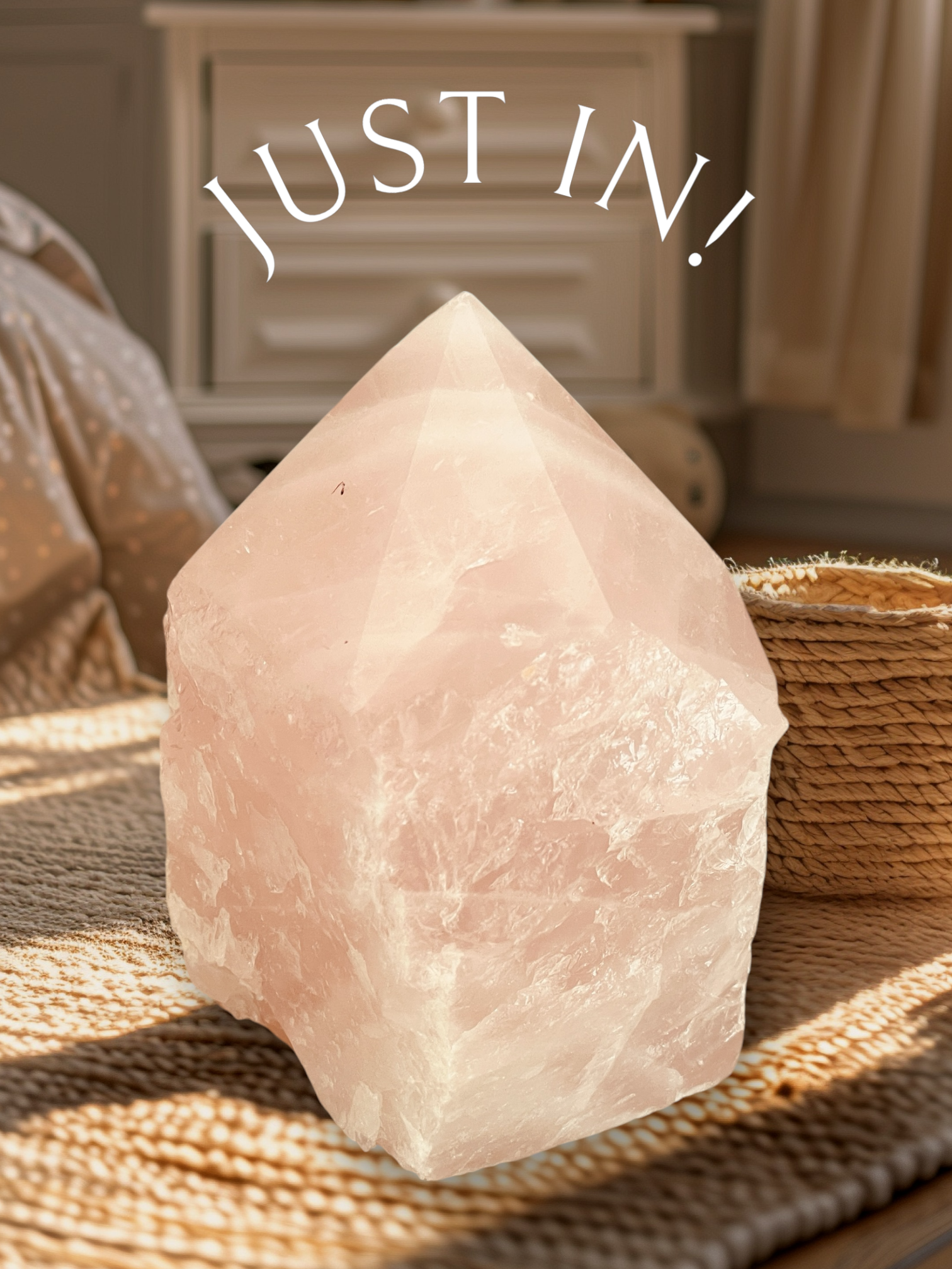 Rose Quartz Cut base point