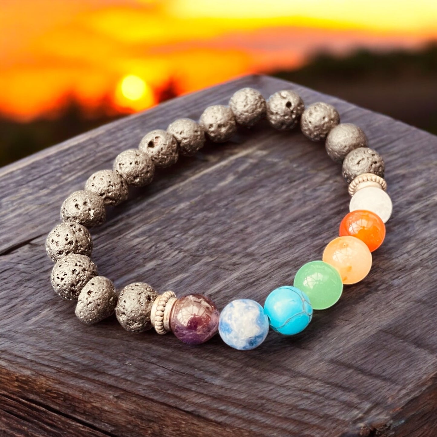 Chakra Bracelet, close up